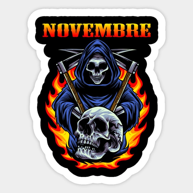 NOVEMBRE BAND Sticker by Bronze Archer